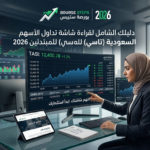 دليلك الشامل لقراءة شاشة تداول الأسهم السعودية (تاسي) للمبتدئين 2026